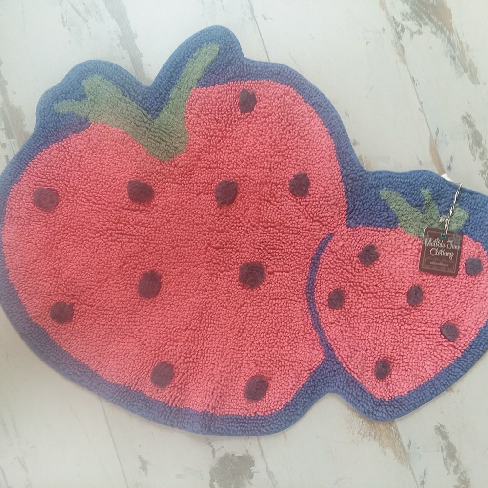 Matilda Jane strawberry bath mat